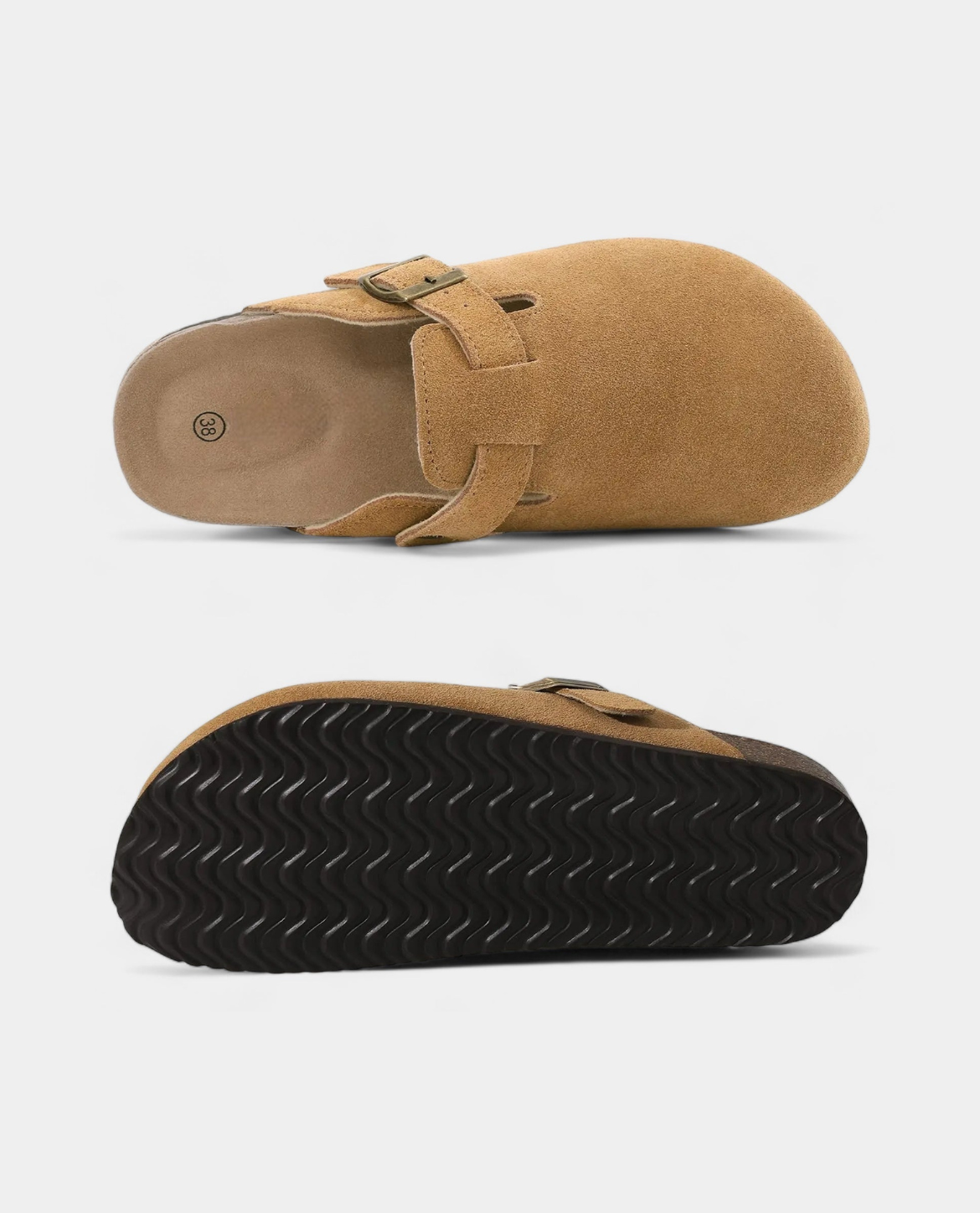 Porto Suede Clogs