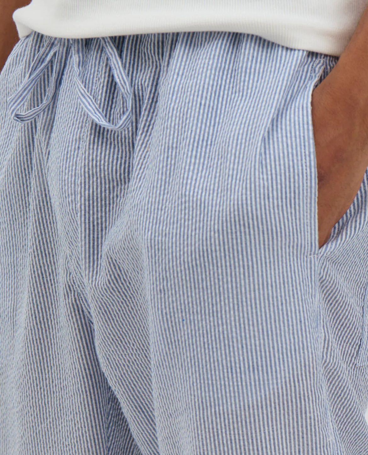 Pesaro Stripe Linen Trousers