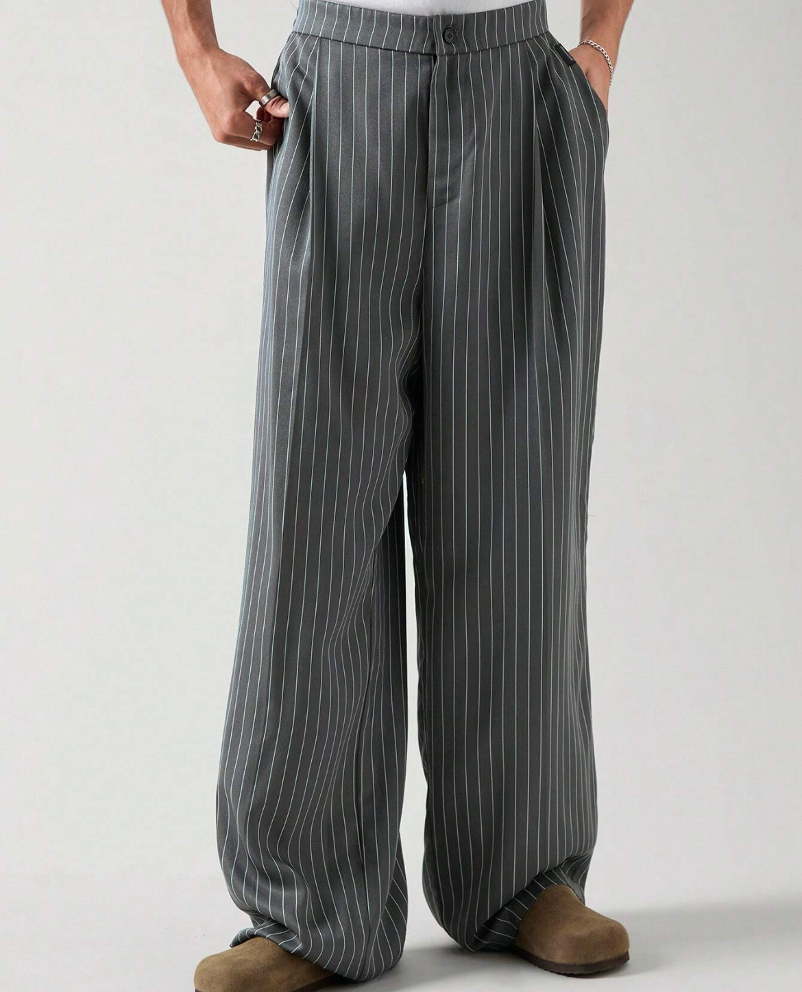 Grasse Pinstripe Trousers