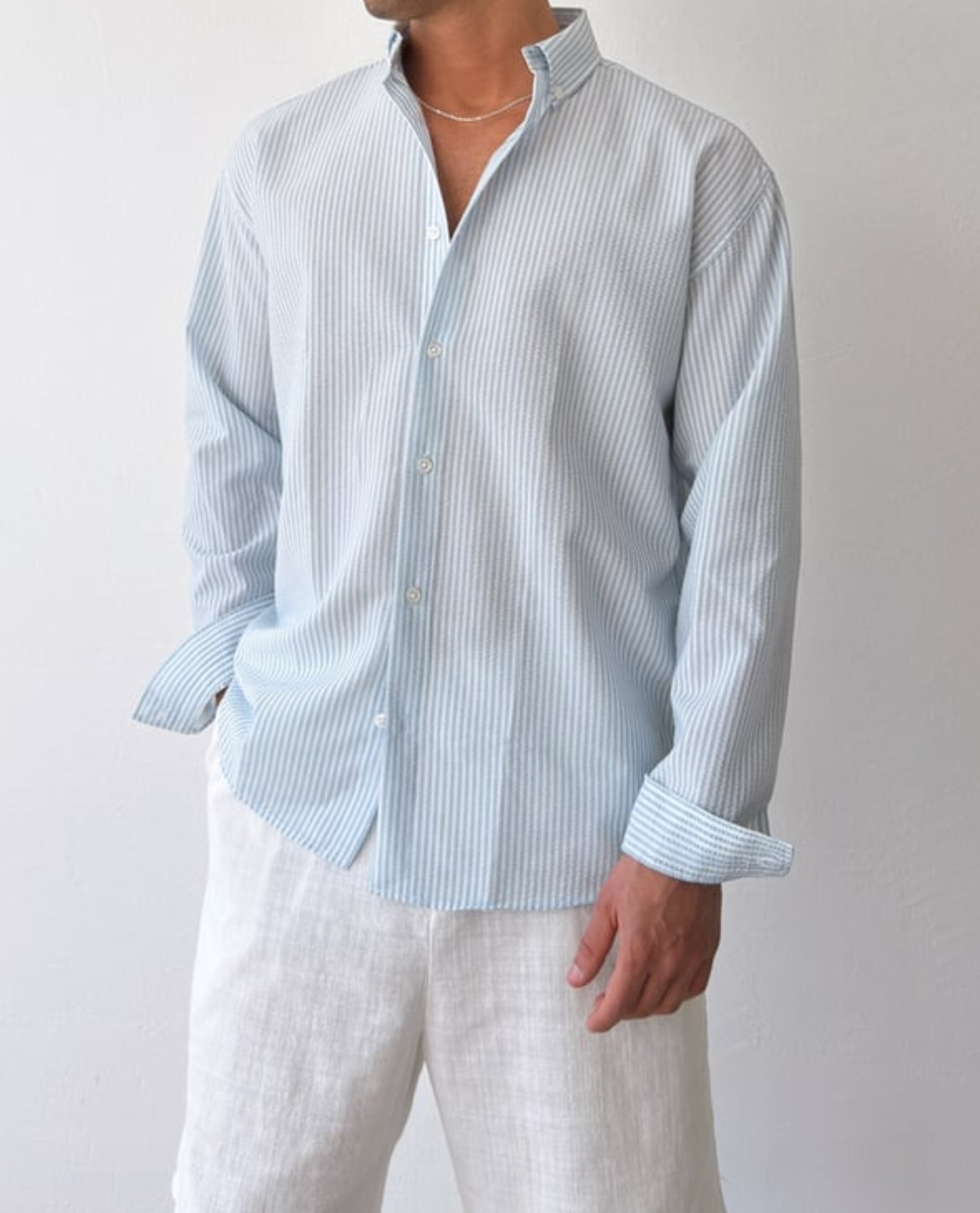 Hierro Striped Linen Shirt