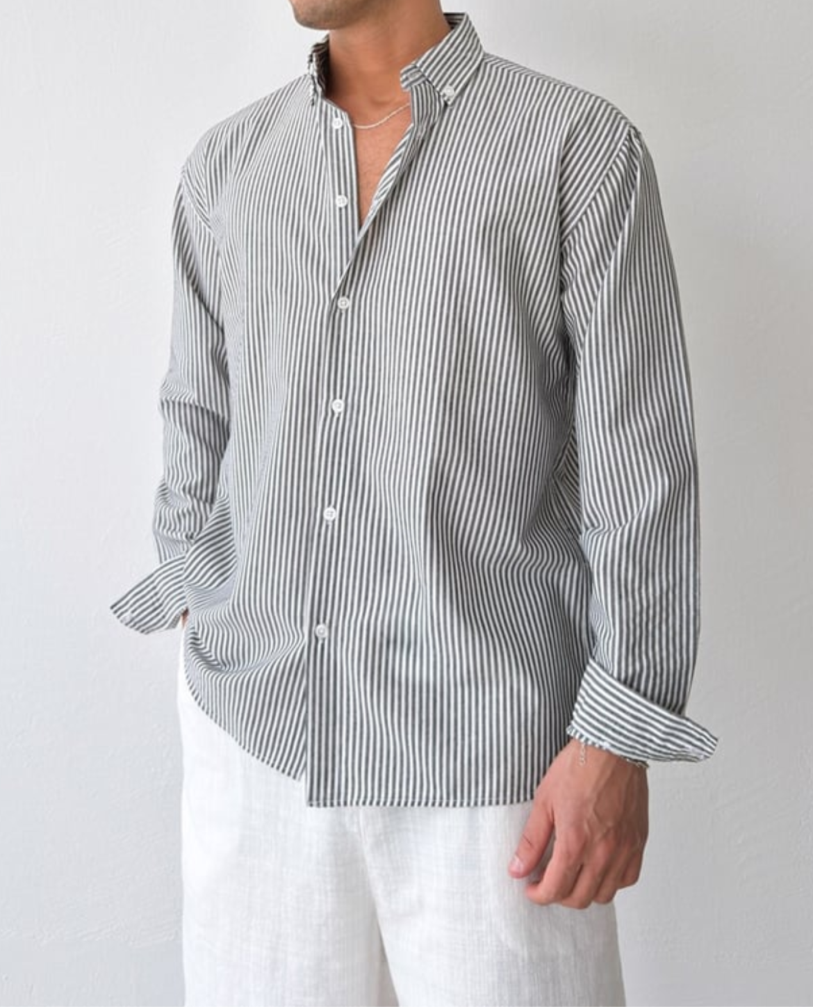Hierro Striped Linen Shirt