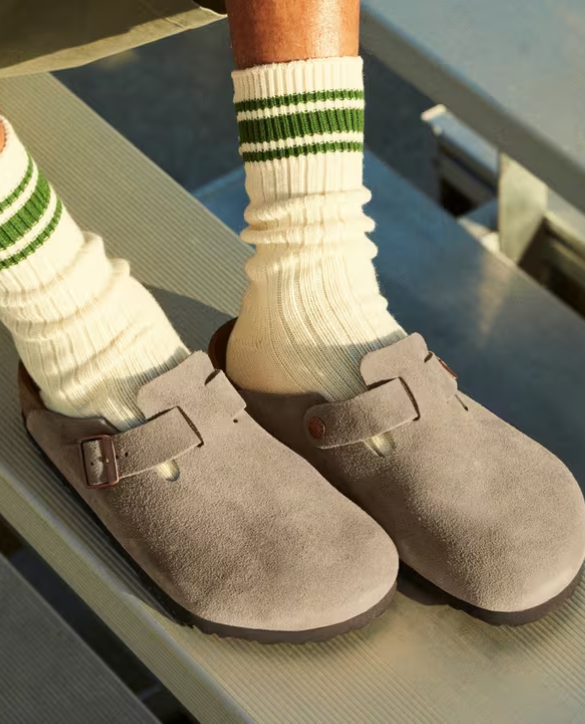 Stresa Suede Clogs