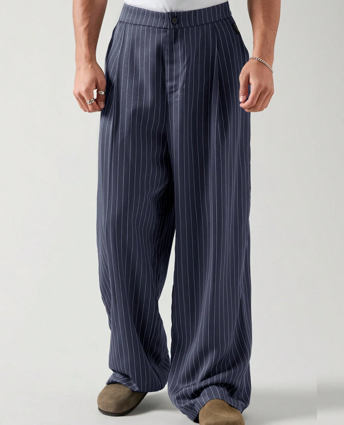 Grasse Pinstripe Trousers