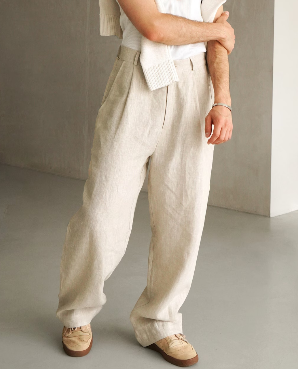 Ponza Linen Relaxed Trousers