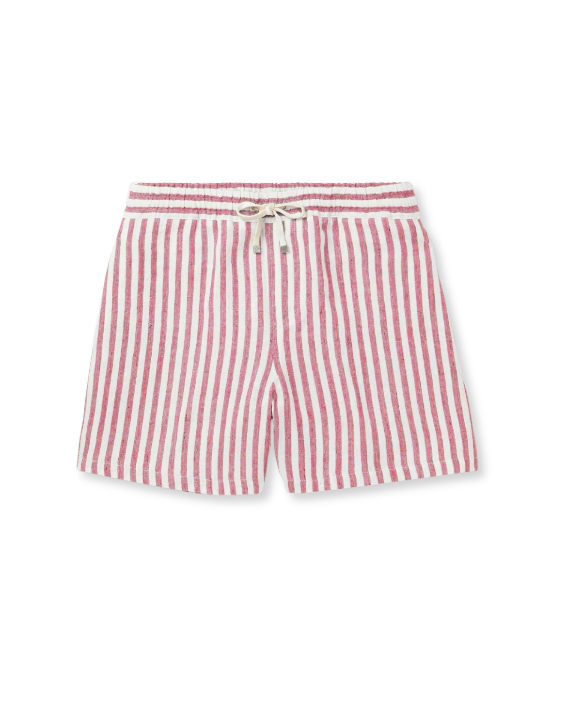 Cassis Striped Linen Shorts