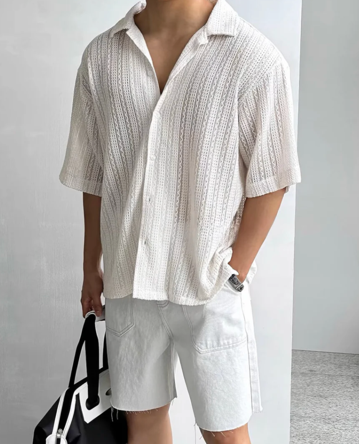 Heraklion Crochet Shirt