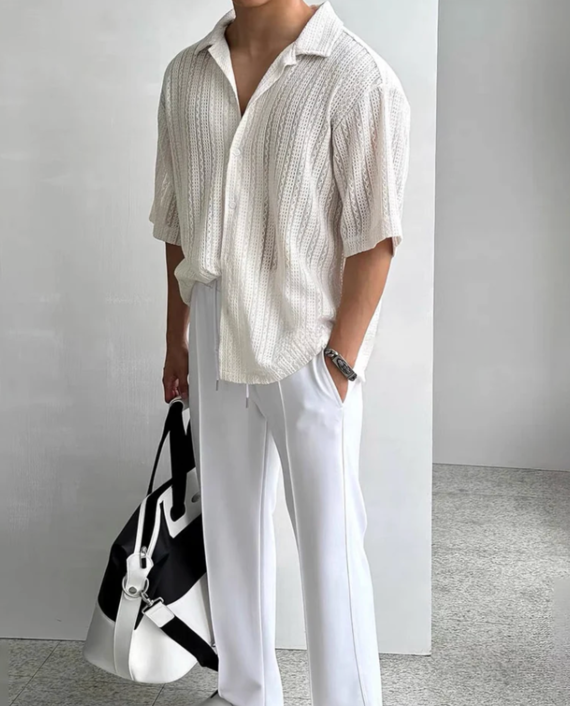 Heraklion Crochet Shirt