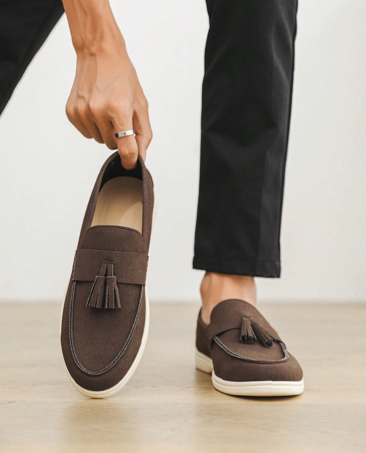 Vietri Suede Tassel Loafers