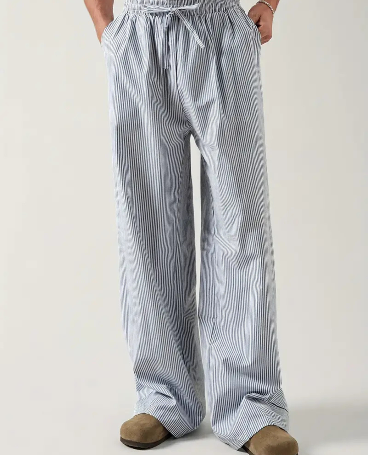 Sanremo Stripe Cotton Trousers