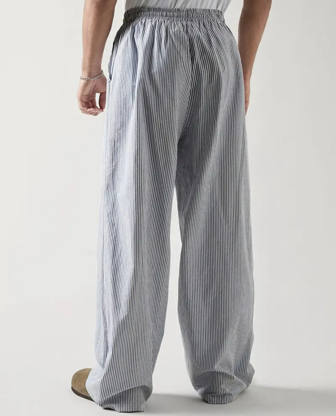Sanremo Stripe Cotton Trousers