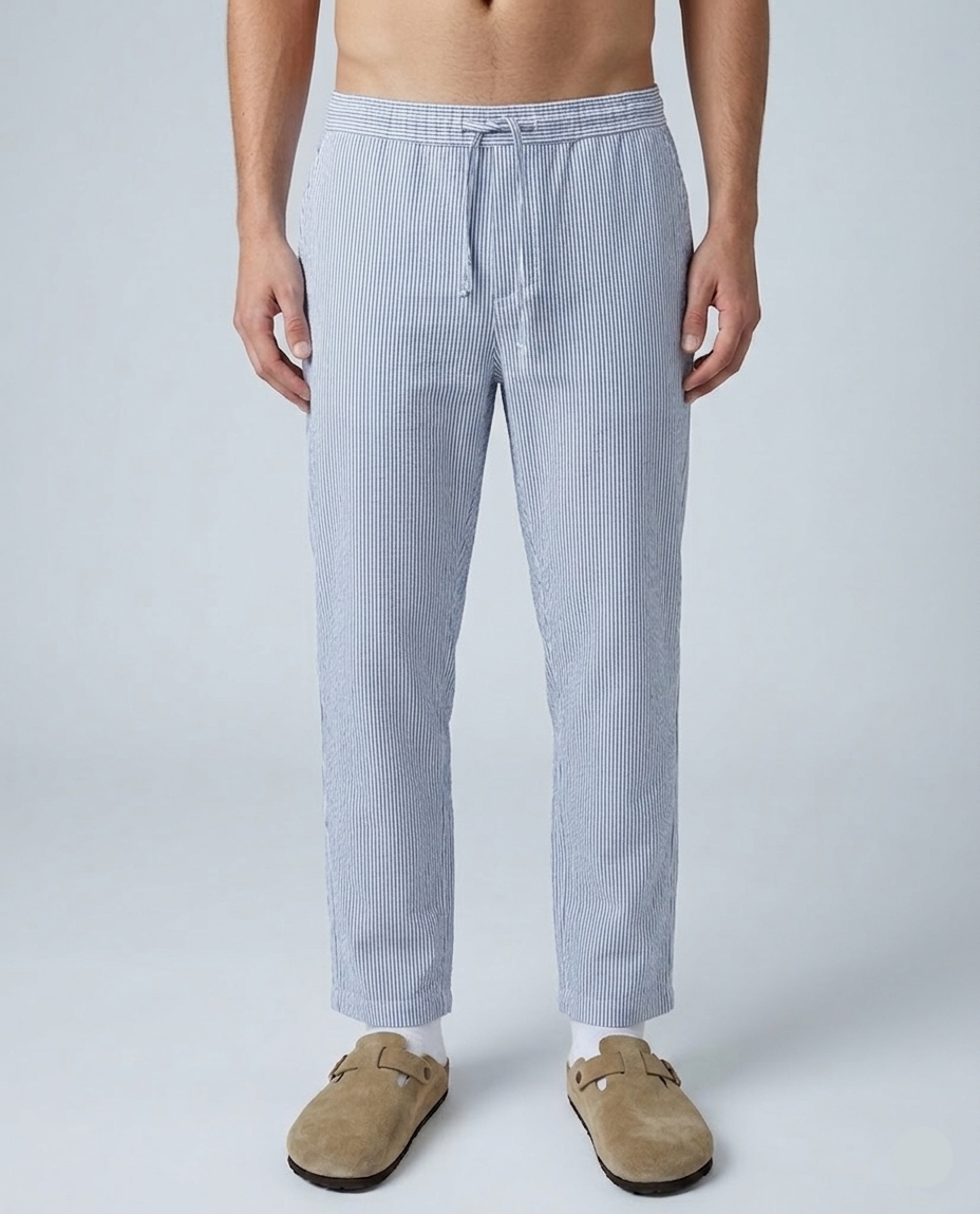 Pesaro Stripe Linen Trousers