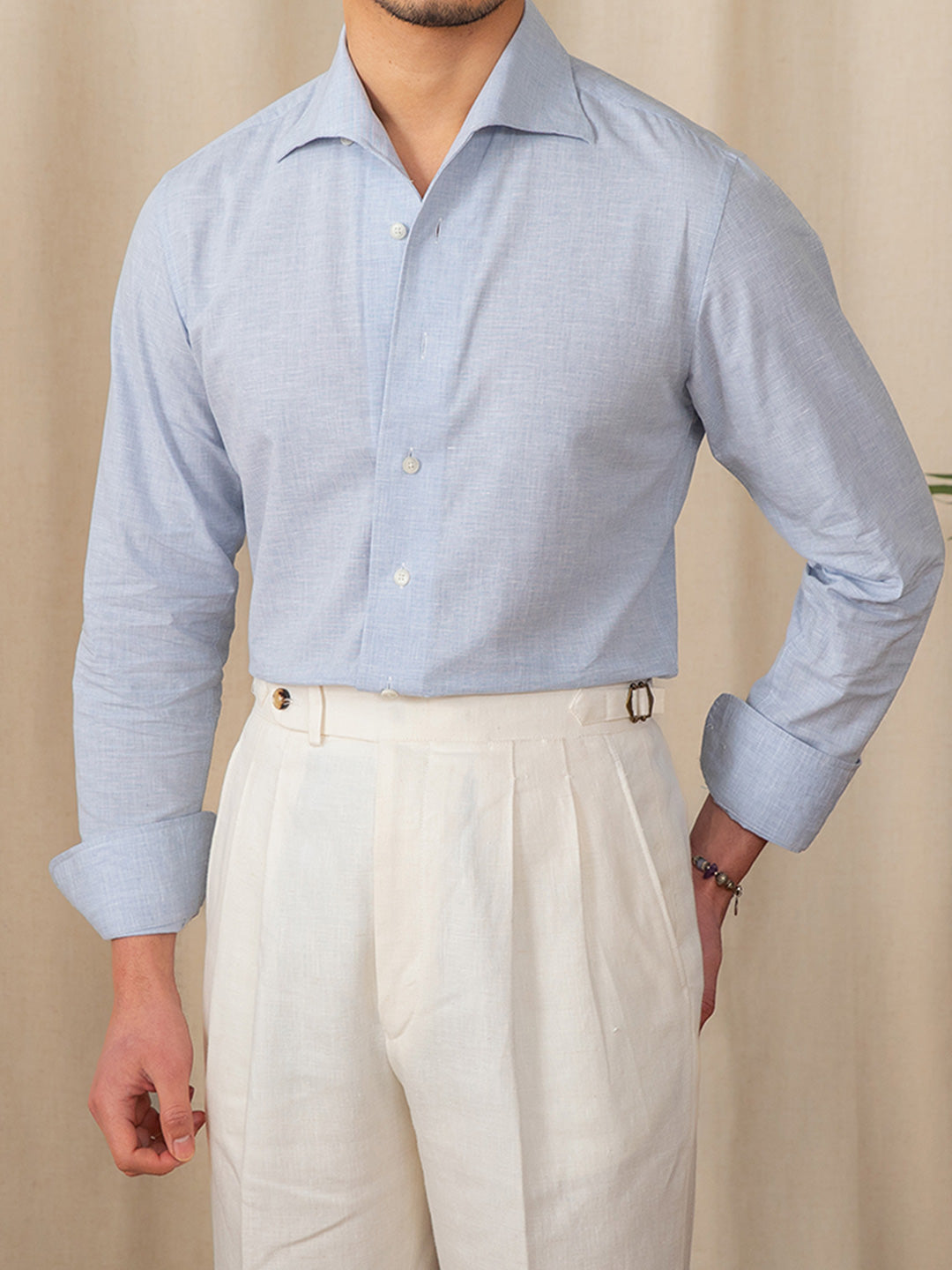 Varenna Linen Slim-Fit Shirt