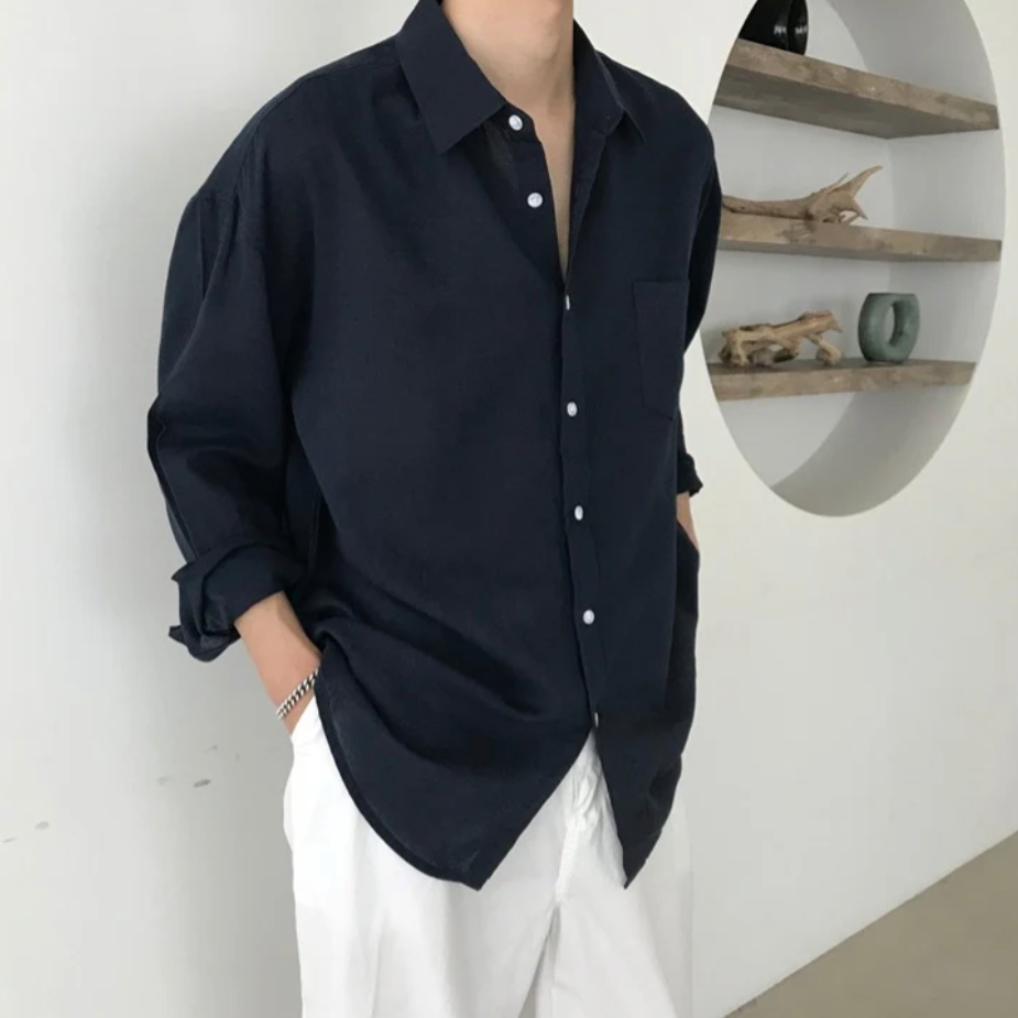 Bonifacio Linen Pocket Shirt