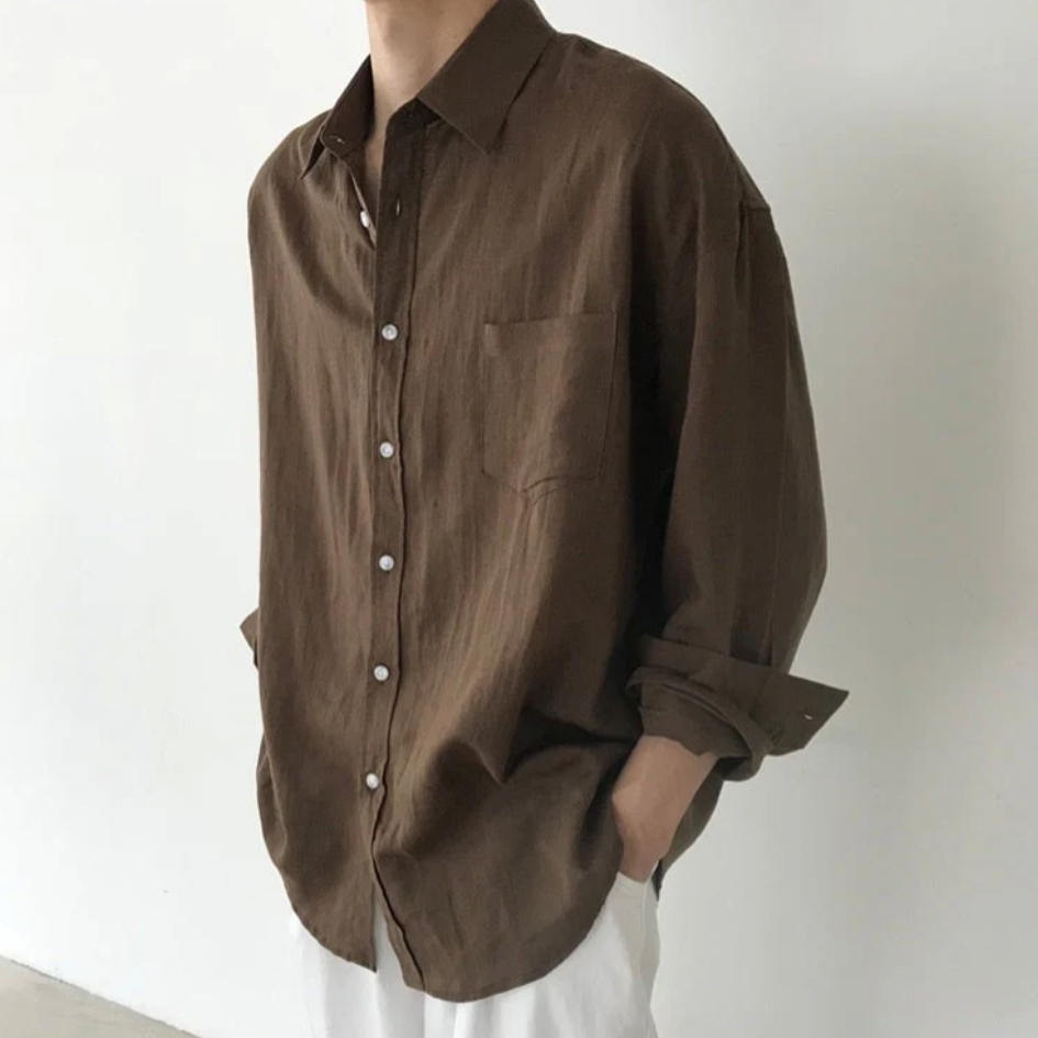 Bonifacio Linen Pocket Shirt