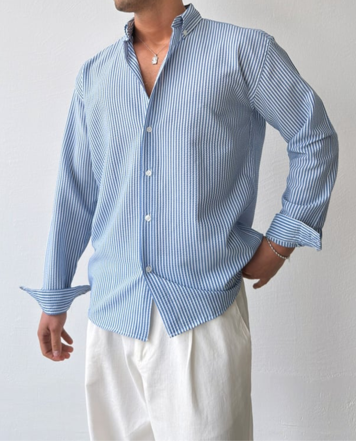 Hierro Striped Linen Shirt