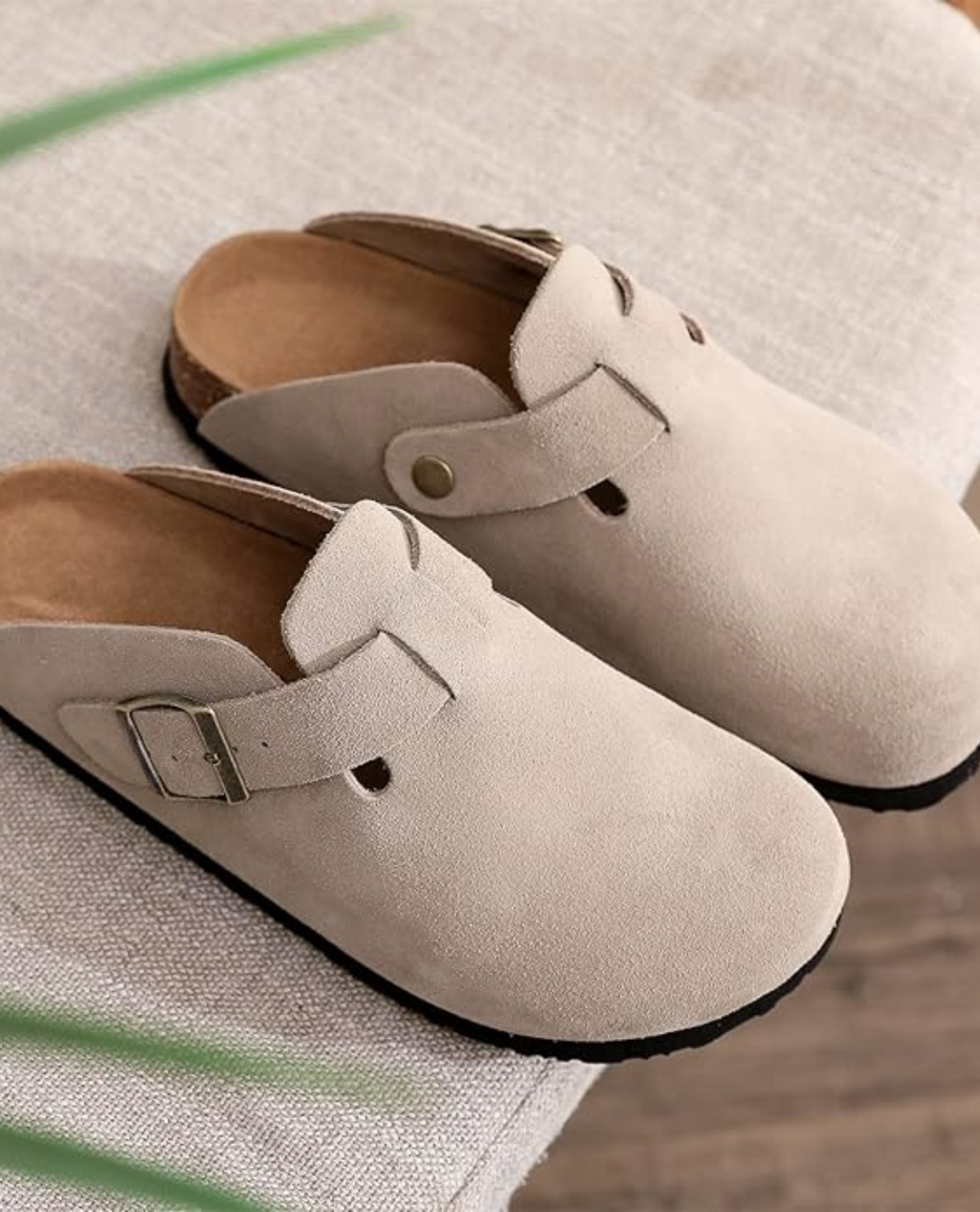 Stresa Suede Clogs