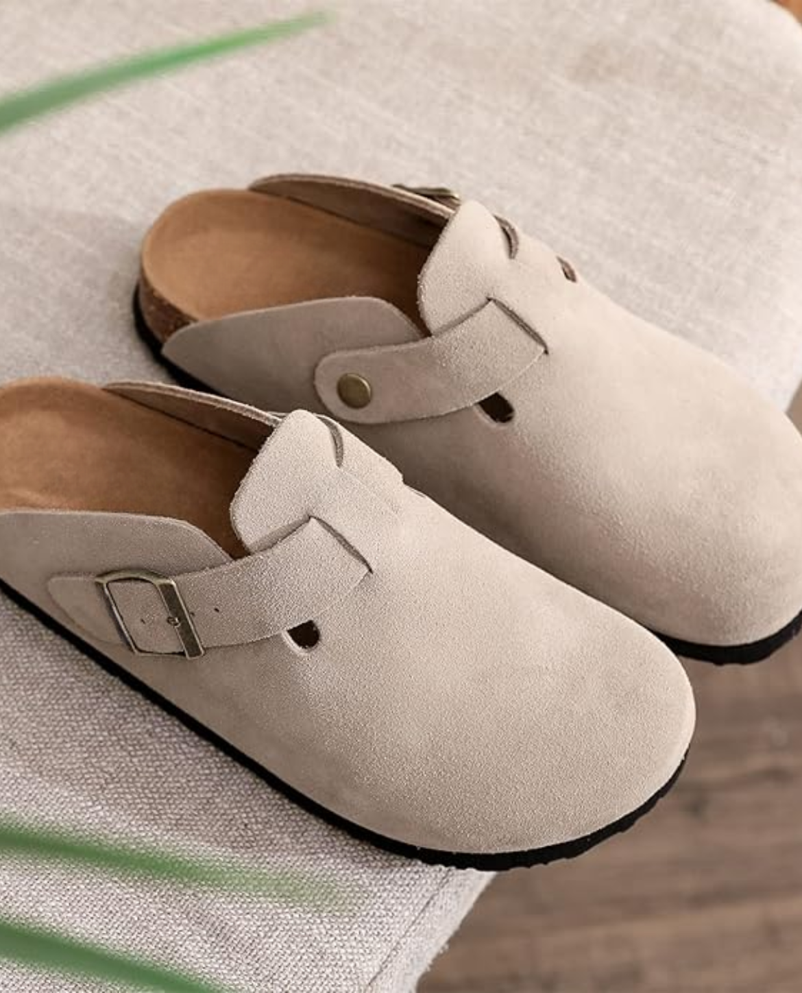Stresa Suede Clogs