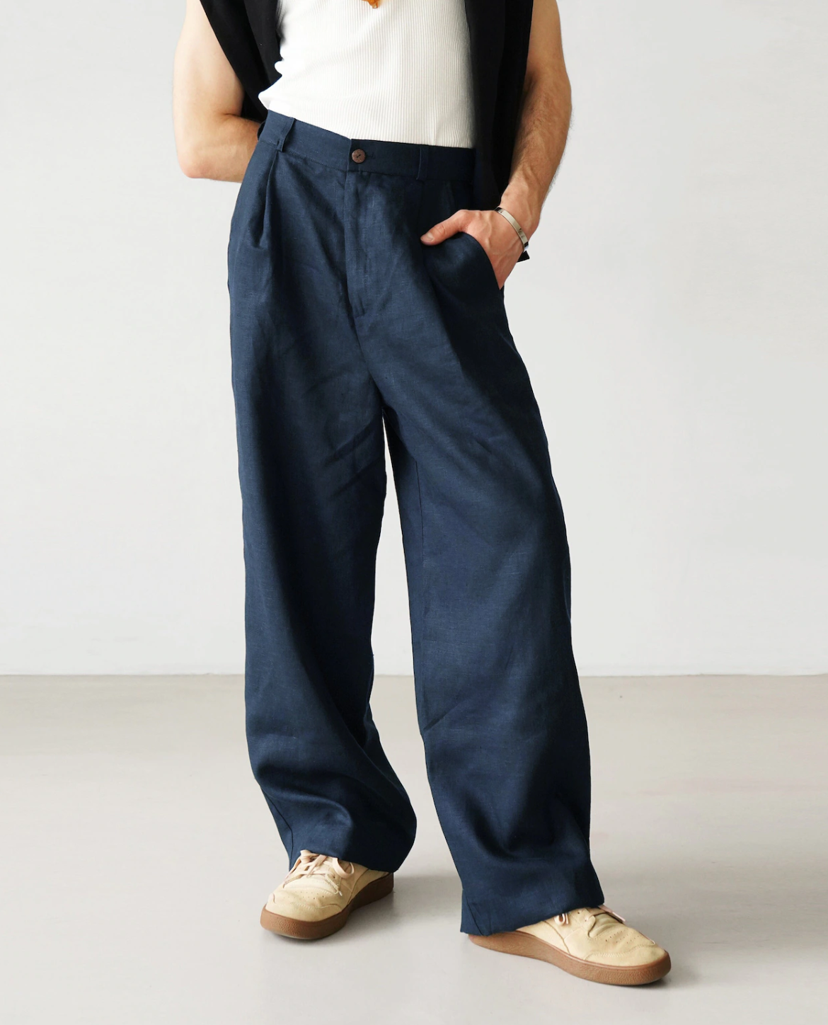 Ponza Linen Relaxed Trousers