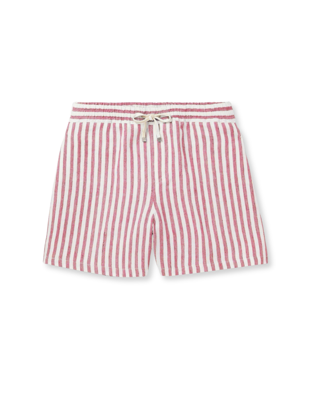 Cassis Striped Linen Shorts