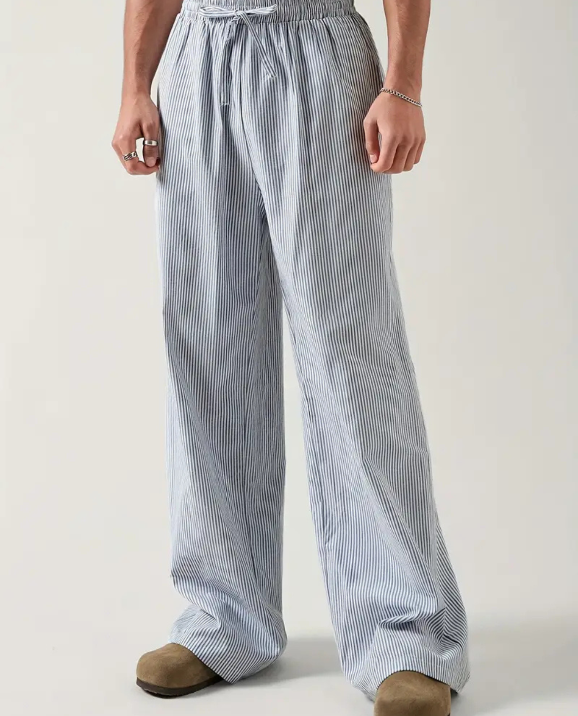 Sanremo Stripe Cotton Trousers