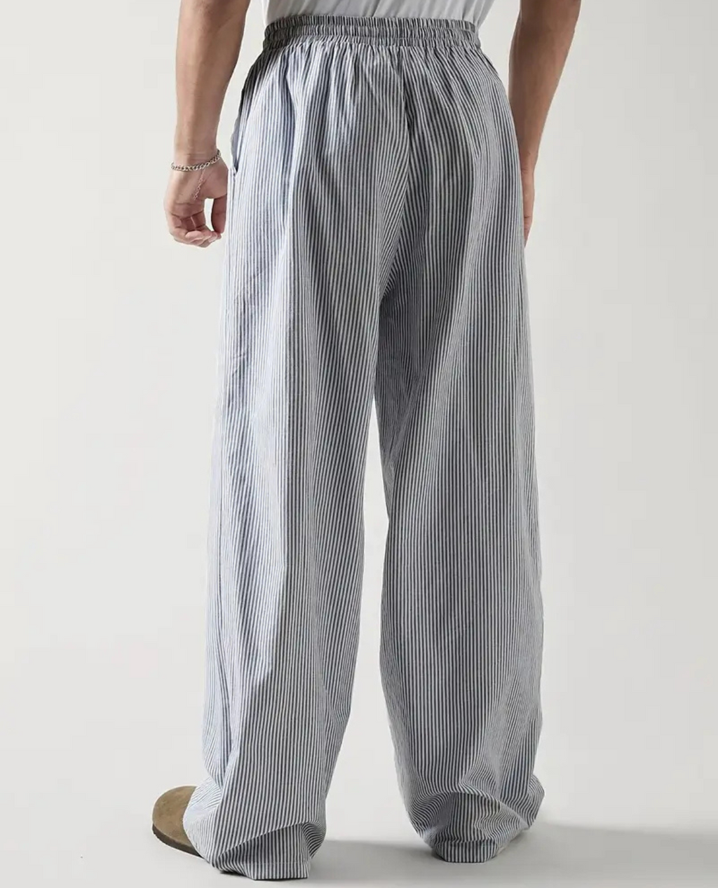 Sanremo Stripe Cotton Trousers