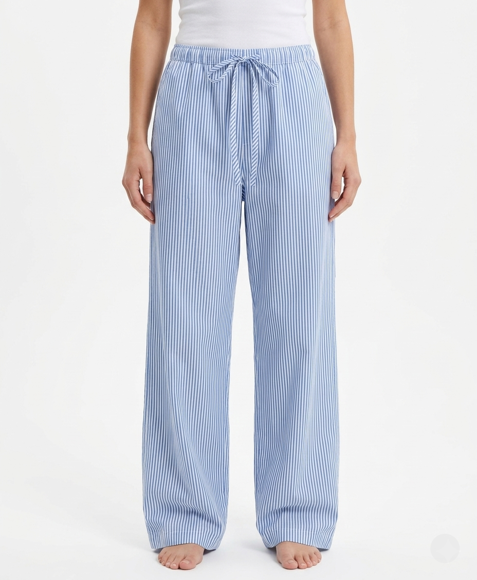 Pescara Striped Cotton Trousers