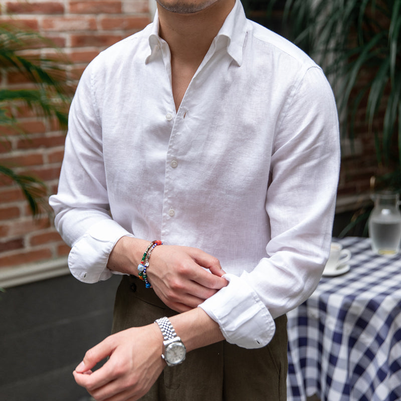 Varenna Linen Slim-Fit Shirt