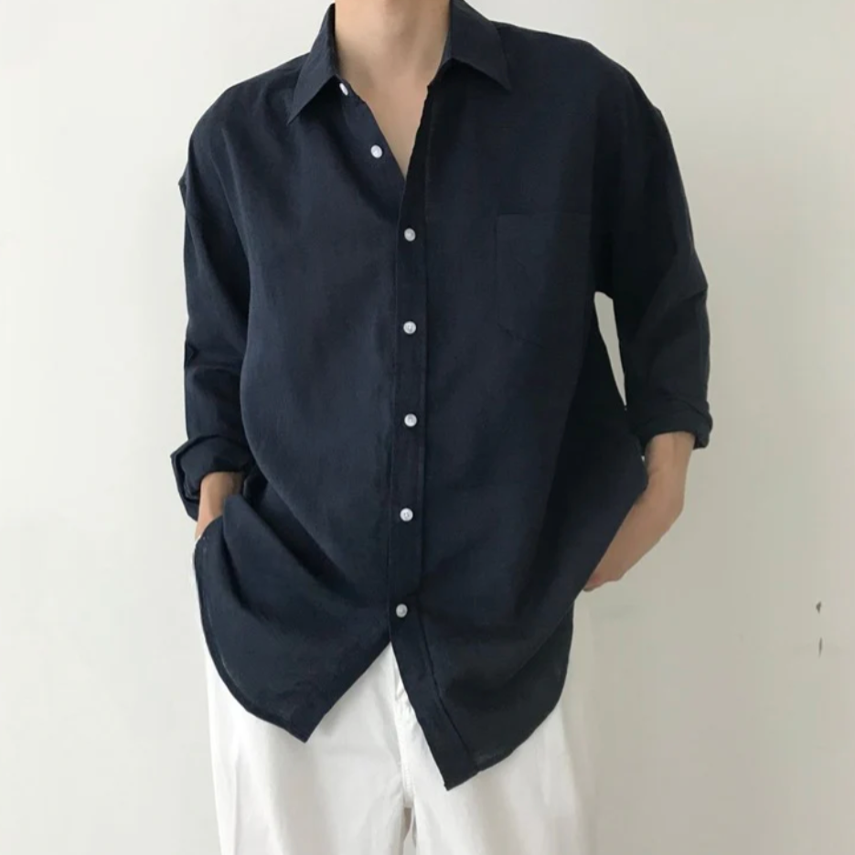Bonifacio Linen Pocket Shirt