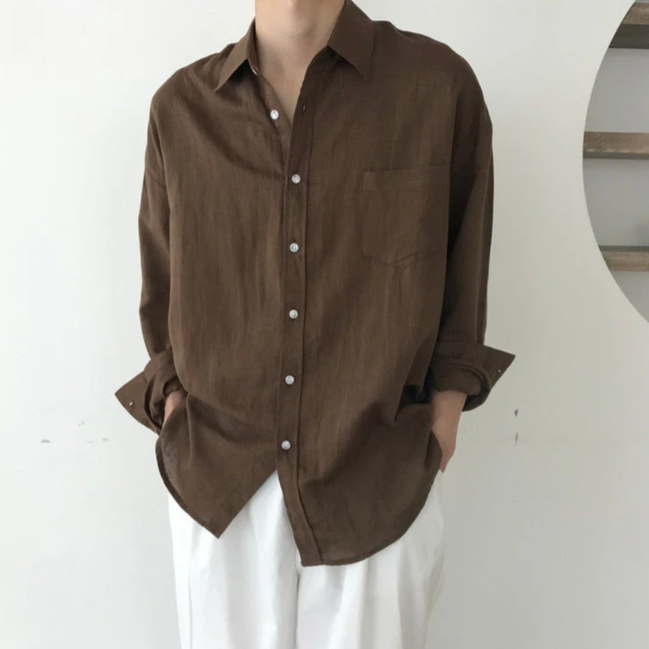 Bonifacio Linen Pocket Shirt
