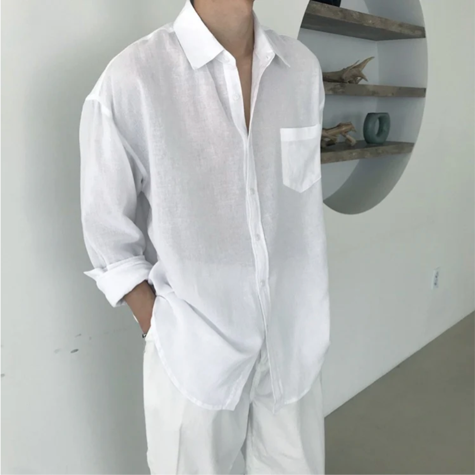Bonifacio Linen Pocket Shirt