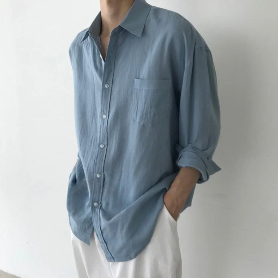 Bonifacio Linen Pocket Shirt